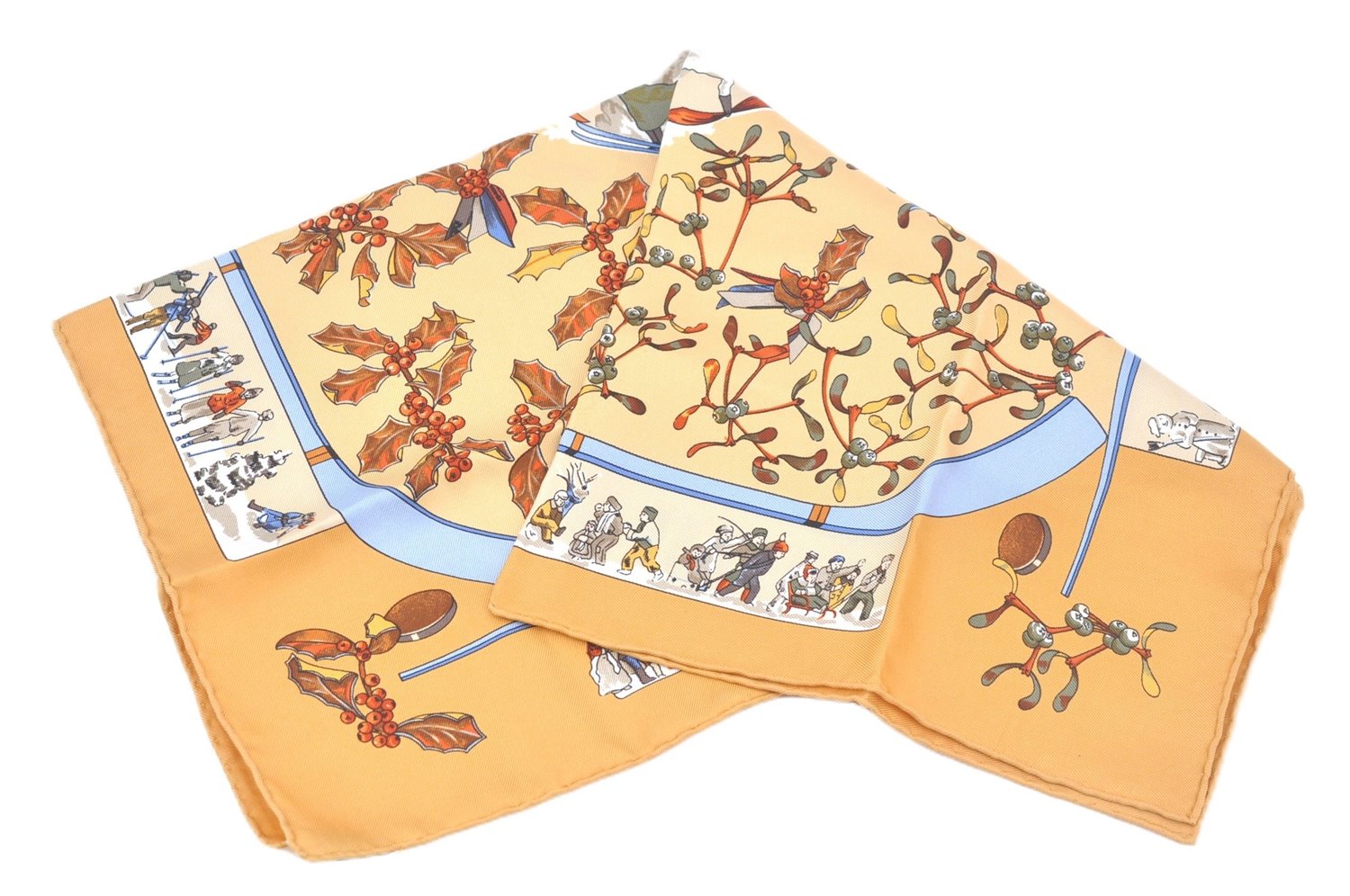 Auth HERMES Petit Carre 40 Scarf Handkerchief 