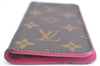 Authentic Louis Vuitton Monogram Folio Iphone 7 8 Case Pink M61906 LV J9700