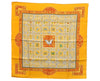 Authentic HERMES Carre 90 Scarf "joyaux de l'ete" Silk Yellow Box J9886