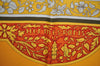 Authentic HERMES Carre 90 Scarf "joyaux de l'ete" Silk Yellow Box J9886