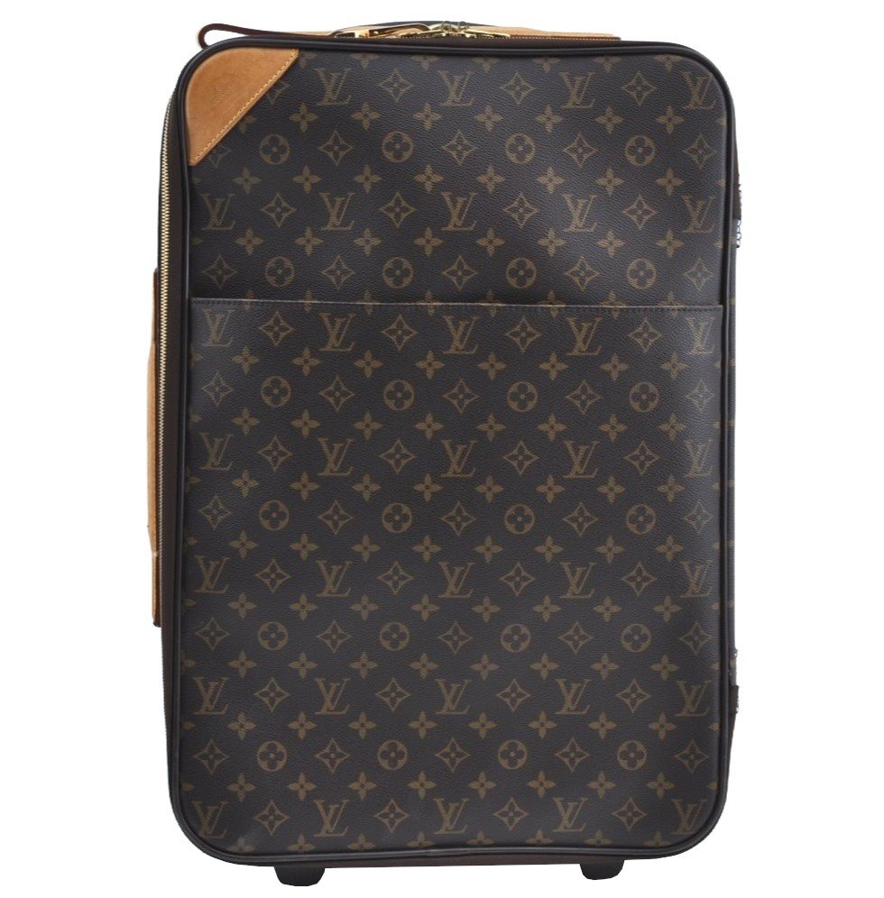 Authentic Louis Vuitton Monogram Pegase 55 Travel Suitcase M23294 LV J9935