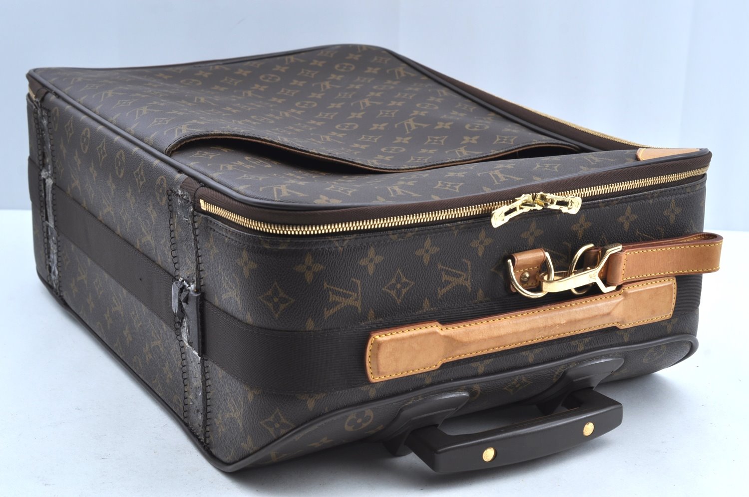 Authentic Louis Vuitton Monogram Pegase 55 Travel Suitcase M23294 LV J9935