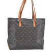Authentic Louis Vuitton Monogram Cabas Mezzo Shoulder Tote Bag M51151 LV K0173