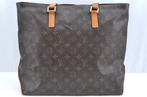 Authentic Louis Vuitton Monogram Cabas Mezzo Shoulder Tote Bag M51151 LV K0173