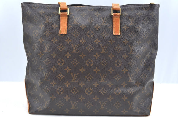 Authentic Louis Vuitton Monogram Cabas Mezzo Shoulder Tote Bag M51151 LV K0173