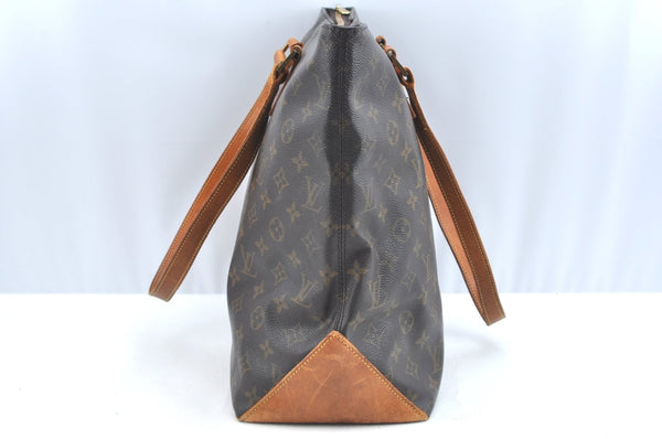 Authentic Louis Vuitton Monogram Cabas Mezzo Shoulder Tote Bag M51151 LV K0173