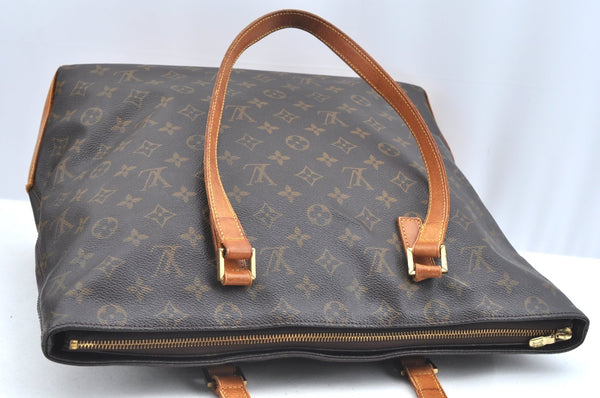 Authentic Louis Vuitton Monogram Cabas Mezzo Shoulder Tote Bag M51151 LV K0173