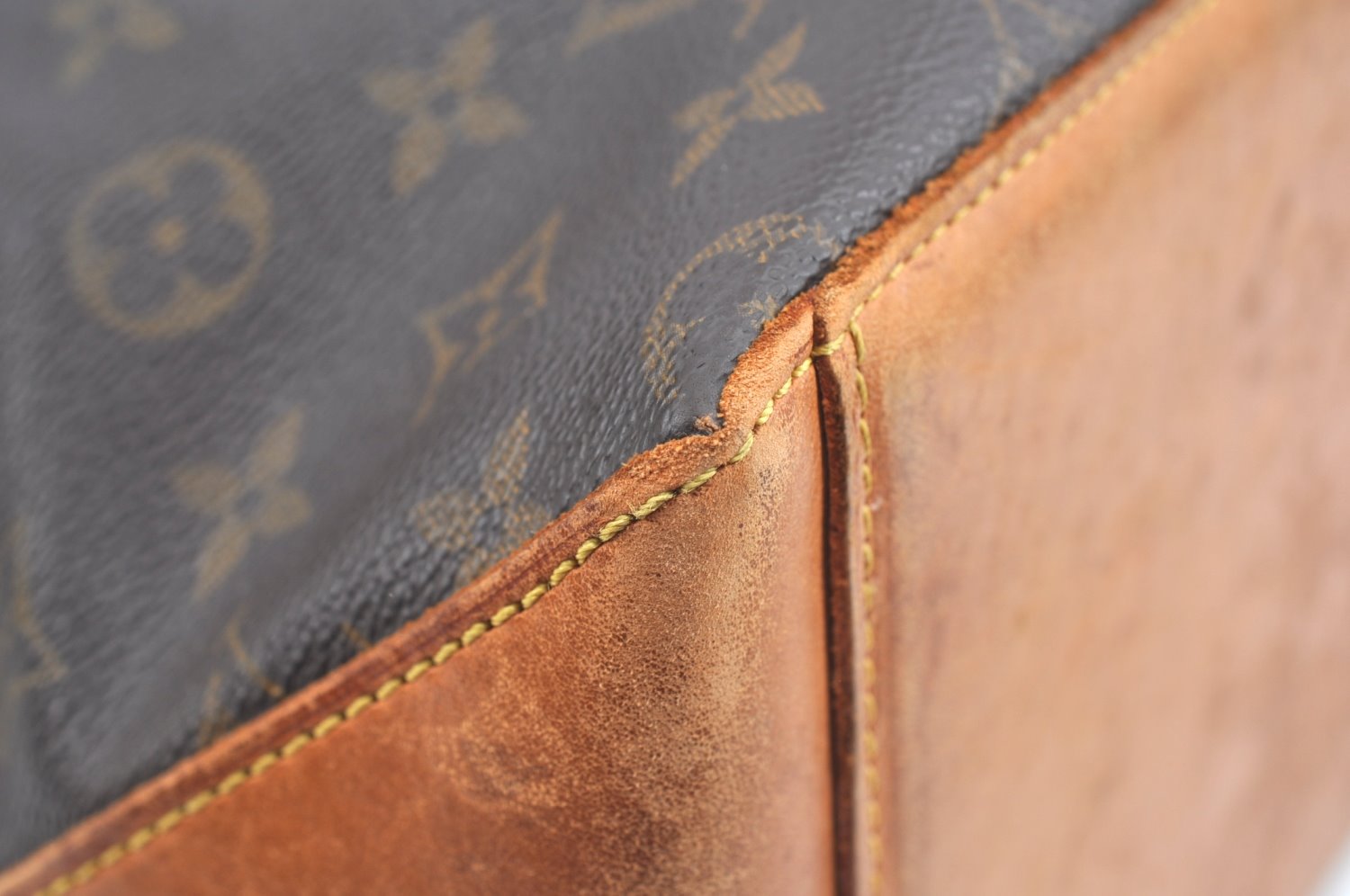 Authentic Louis Vuitton Monogram Cabas Mezzo Shoulder Tote Bag M51151 LV K0173