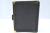 Authentic Louis Vuitton Suhali Agenda MM Notebook Cover Black R20884 LV K0289