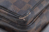 Authentic Louis Vuitton Damier Naviglio Shoulder Cross Body Bag N45255 LV K0414