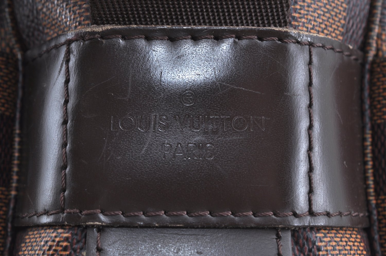 Authentic Louis Vuitton Damier Naviglio Shoulder Cross Body Bag N45255 LV K0414