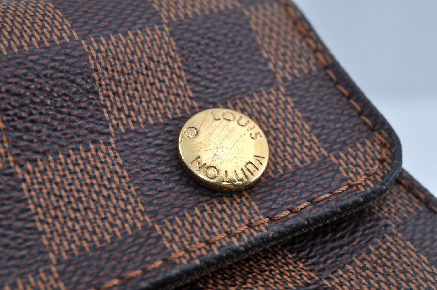 Authentic Louis Vuitton Damier Naviglio Shoulder Cross Body Bag N45255 LV K0414