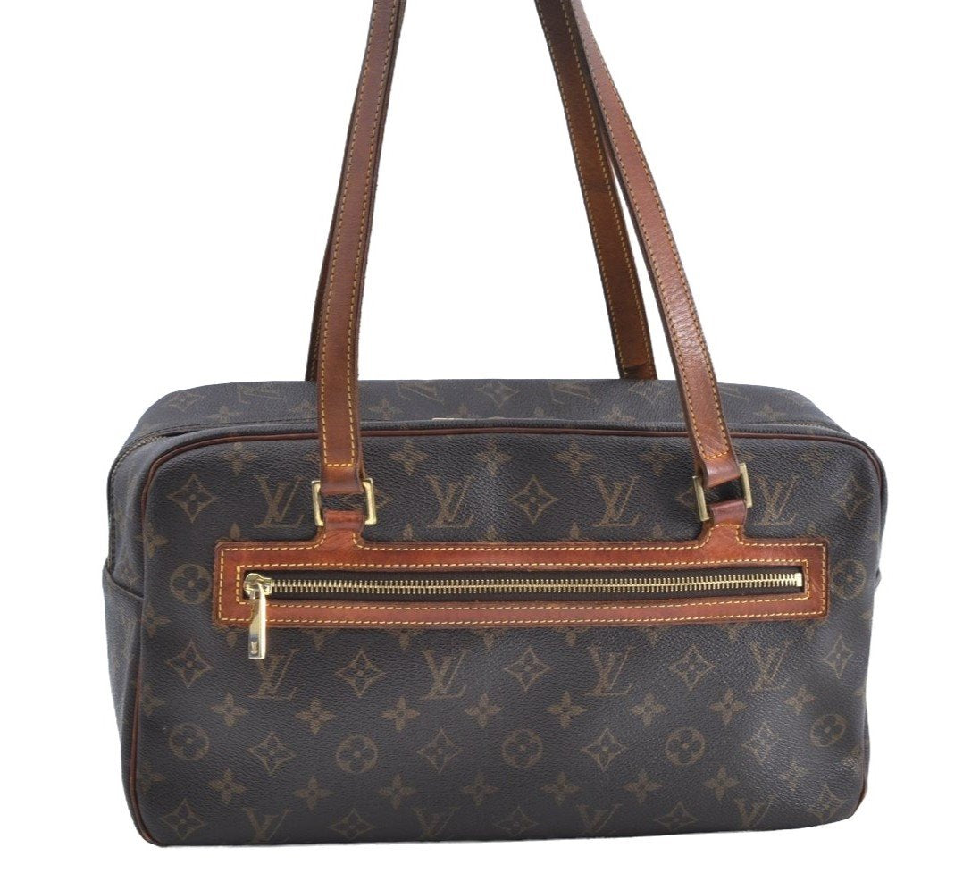 Authentic Louis Vuitton Monogram Cite GM Shoulder Bag M51181 LV K0660