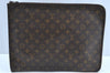 Authentic Louis Vuitton Monogram Poche Documents Document Case M53400 LV K0737