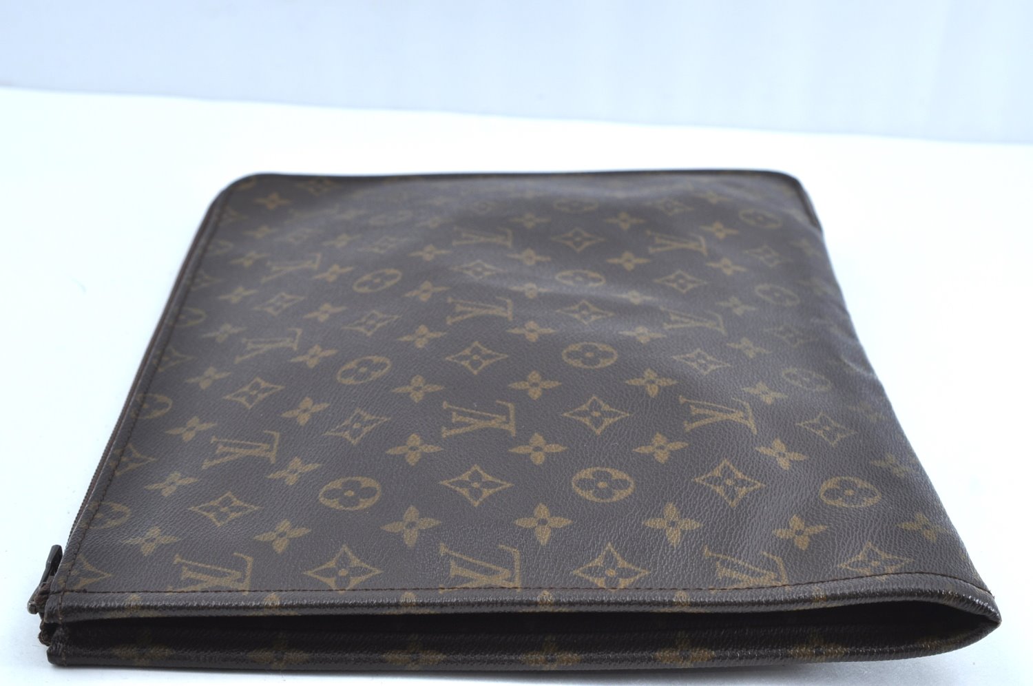 Authentic Louis Vuitton Monogram Poche Documents Document Case M53400 LV K0737