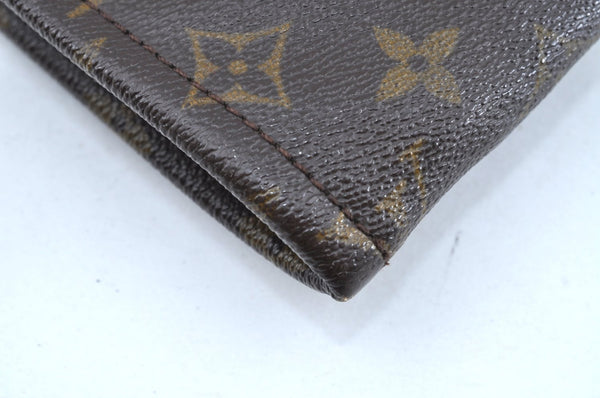 Authentic Louis Vuitton Monogram Poche Documents Document Case M53400 LV K0737