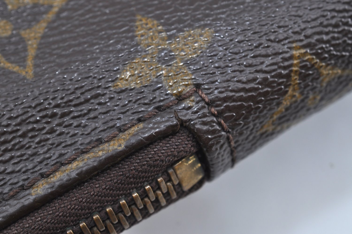 Authentic Louis Vuitton Monogram Poche Documents Document Case M53400 LV K0737