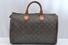 Authentic Louis Vuitton Monogram Speedy 35 Hand Boston Bag Old Model LV K0743