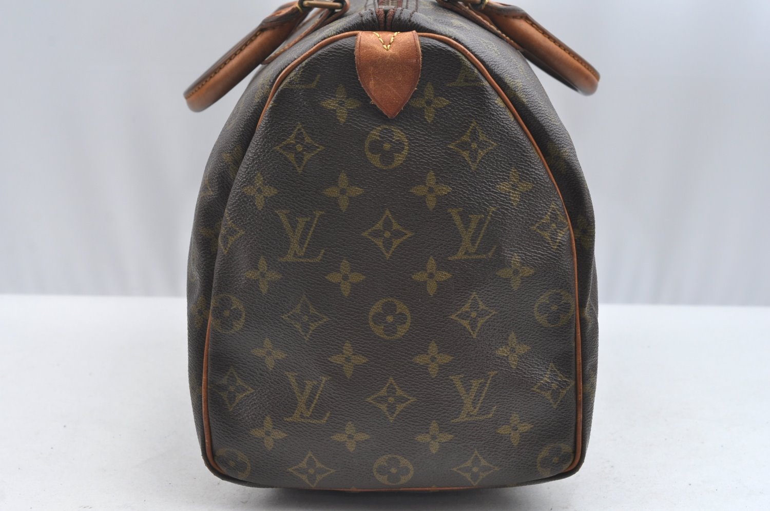 Authentic Louis Vuitton Monogram Speedy 35 Hand Boston Bag Old Model LV K0743