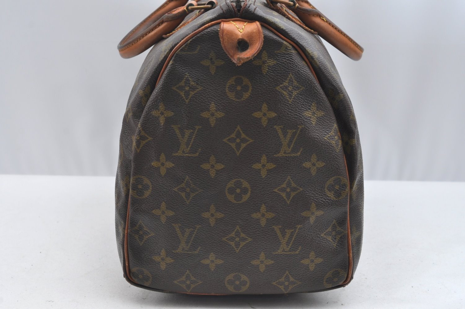 Authentic Louis Vuitton Monogram Speedy 35 Hand Boston Bag Old Model LV K0743