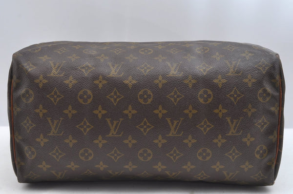 Authentic Louis Vuitton Monogram Speedy 35 Hand Boston Bag Old Model LV K0743