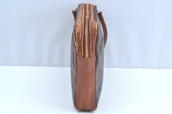 Auth Louis Vuitton Monogram Pochette Sport Clutch Hand Bag Old Model LV K0754