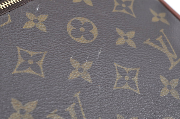 Auth Louis Vuitton Monogram Pochette Sport Clutch Hand Bag Old Model LV K0754