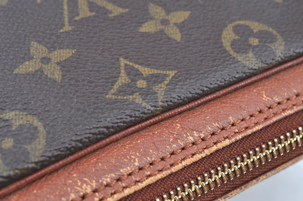 Auth Louis Vuitton Monogram Pochette Sport Clutch Hand Bag Old Model LV K0754