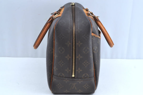 Authentic Louis Vuitton Monogram Deauville Hand Bag M47270 LV Junk K0767