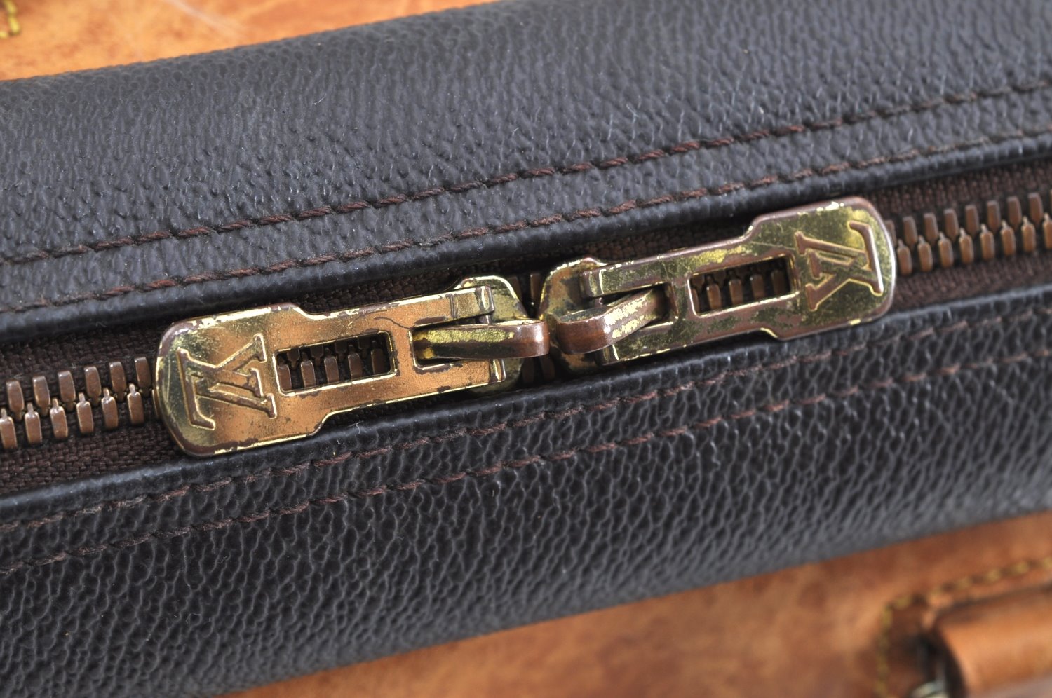 Authentic Louis Vuitton Monogram Deauville Hand Bag M47270 LV Junk K0767