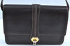 Authentic GUCCI Shoulder Hand Bag Purse Leather Brown K0908