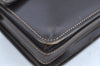 Authentic GUCCI Shoulder Hand Bag Purse Leather Brown K0908