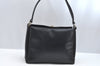 Authentic GUCCI Shoulder Hand Bag Purse Leather Black K0928