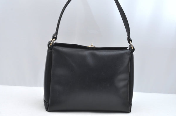 Authentic GUCCI Shoulder Hand Bag Purse Leather Black K0928