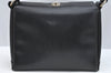 Authentic GUCCI Shoulder Hand Bag Purse Leather Black K0928