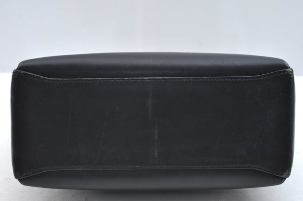 Authentic GUCCI Shoulder Hand Bag Purse Leather Black K0928