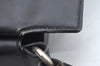 Authentic GUCCI Shoulder Hand Bag Purse Leather Black K0928