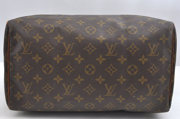 Authentic Louis Vuitton Monogram Speedy 30 Hand Boston Bag Old Modedl LV K0964