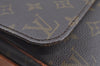 Auth Louis Vuitton Monogram Cartouchiere GM Shoulder Cross Bag Old Model K0992