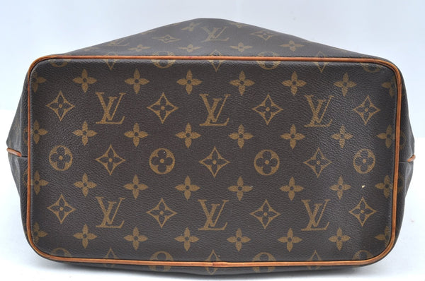 Authentic Louis Vuitton Monogram Palermo PM Shoulder Tote Bag M40145 LV K1030
