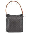Authentic Louis Vuitton Monogram Looping GM Shoulder Bag M51145 LV Junk K1167