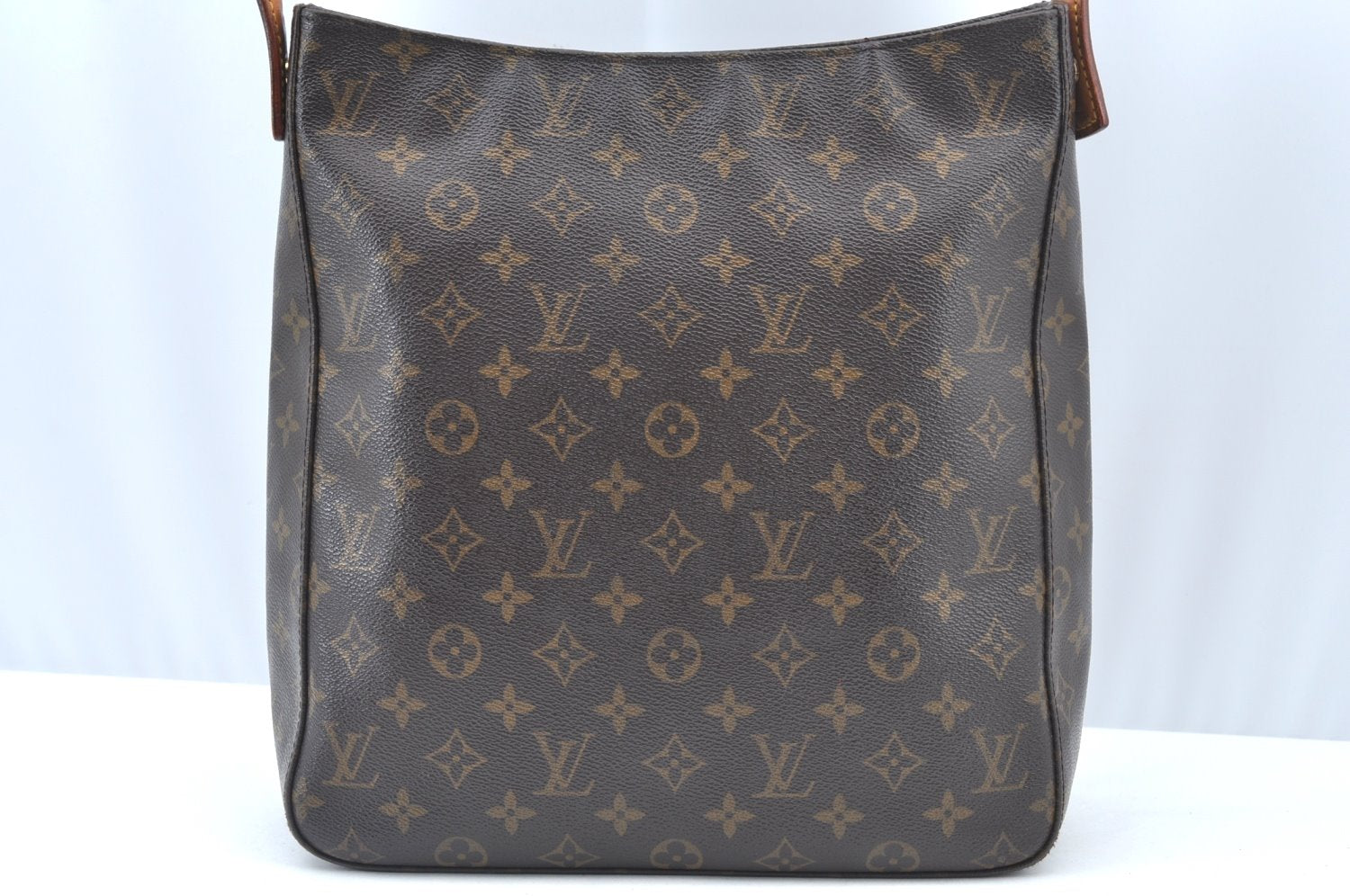 Authentic Louis Vuitton Monogram Looping GM Shoulder Bag M51145 LV Junk K1167