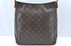 Authentic Louis Vuitton Monogram Looping GM Shoulder Bag M51145 LV Junk K1167