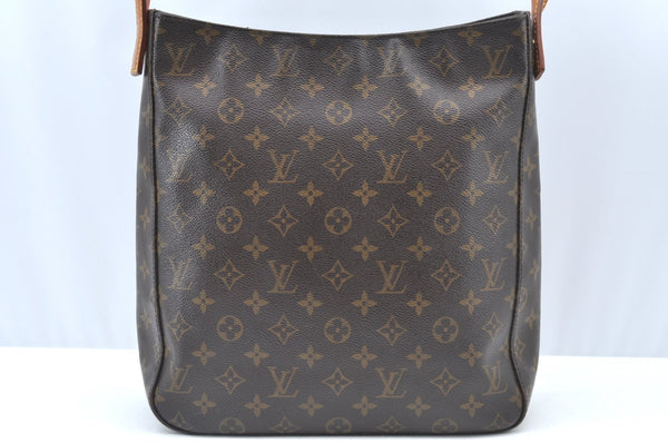 Authentic Louis Vuitton Monogram Looping GM Shoulder Bag M51145 LV Junk K1167