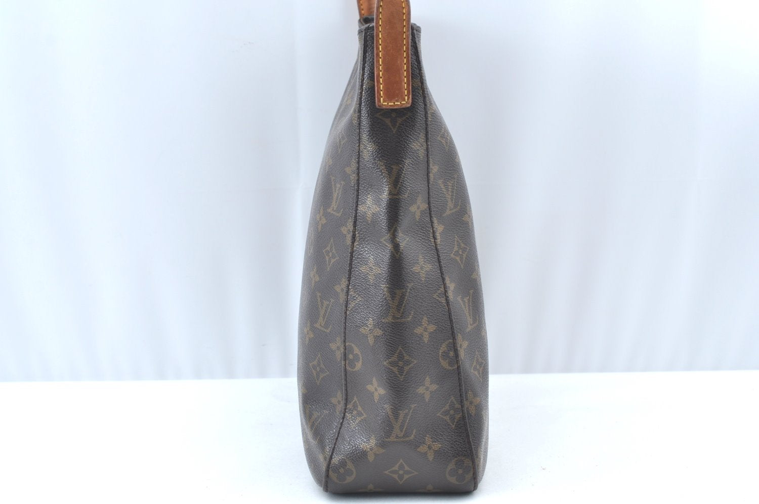 Authentic Louis Vuitton Monogram Looping GM Shoulder Bag M51145 LV Junk K1167