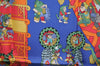 Authentic HERMES Carre 90 Scarf "ASTRES et SOLEILS" Silk Blue Paper Bag K1440