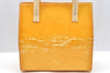 Authentic FENDI 2Way Shoulder Hand Bag Purse Leather Yellow K1687
