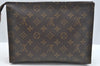 Auth Louis Vuitton Monogram Poche Toilette 26 Cosmetics Pouch Old Model LV K1699