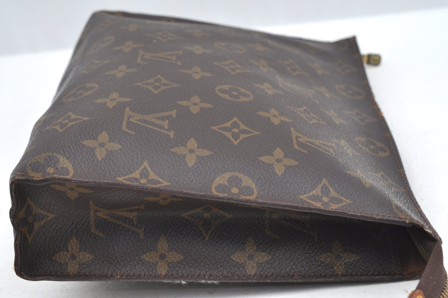 Auth Louis Vuitton Monogram Poche Toilette 26 Cosmetics Pouch Old Model LV K1699