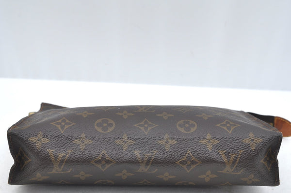 Auth Louis Vuitton Monogram Poche Toilette 26 Cosmetics Pouch Old Model LV K1699